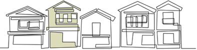Drawing of houses