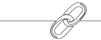 Drawing of two links of a chain